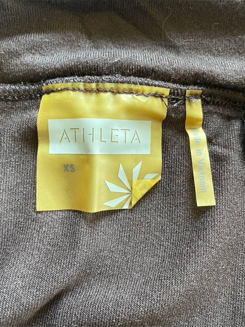 Athleta Brown Mini A-Line Skirt Zip Back Pocket size XS - Picture 3 of 12